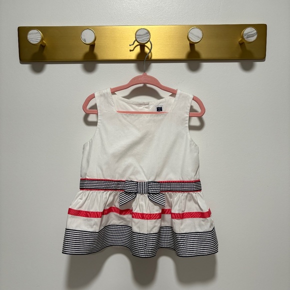 Janie and Jack Other - Janie and Jack white and navy toddler shirt